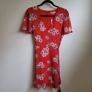 Madewell Red Floral Dress Sizes 0 & 2